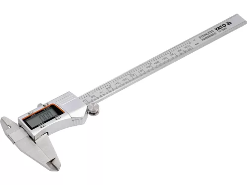 Yato digitális tolómérő 200 mm, 0,03 mm, háttérvilágítással