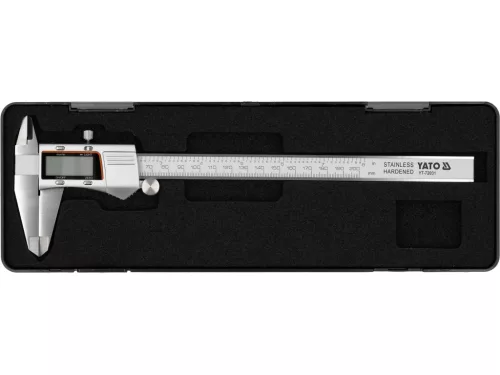 Yato digitális tolómérő 200 mm, 0,03 mm, háttérvilágítással