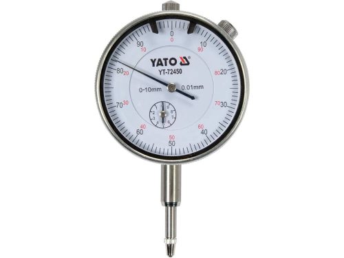 Yato analóg indikátor óra 0-10/ 0,01 mm mágneses