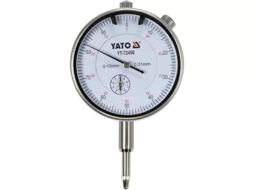 Yato analóg indikátor óra 0-10/ 0,01 mm mágneses