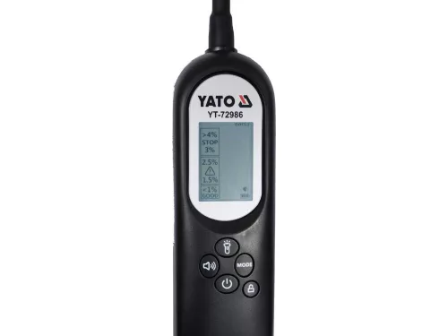 Yato akkus fékfolyadék teszter LCD kijelző (akku+töltő)