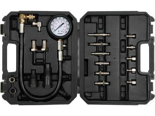 Yato kompressziómérő készlet 19 részes Diesel motorokhoz 70 Bar