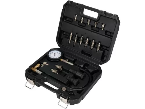 Yato kompressziómérő készlet 19 részes Diesel motorokhoz 70 Bar