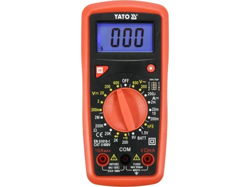 Yato digitális multiméter DC600V