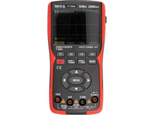 Yato digitális multiméter, 280 MSA/s, 50 mhz