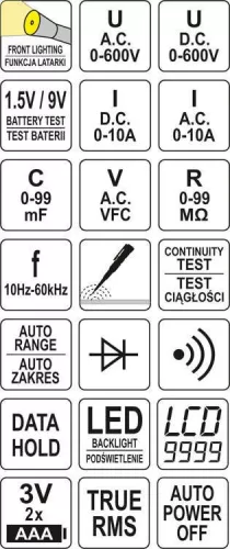 Yato digitális multiméter