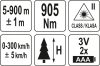 Yato lézeres távolságmérő 5-900 m (sebességmérő 0-300 km/h)