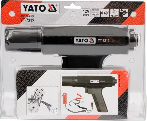 Yato stroboszkóp lámpa xenon 12 V 0-60 fok