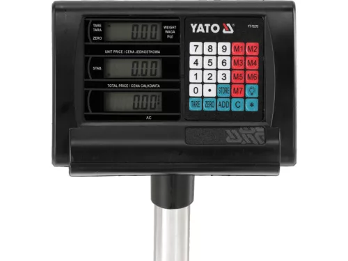 Yato elektronikus platform mérleg 100 kg/20 g
