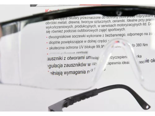 Yato bifokális védőszemüveg +2 víztiszta