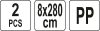 Yato bútorszállító heveder 80 x 2800 mm (2 db/cs)