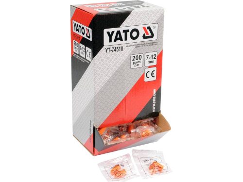 Yato füldugó 7-12 mm (200 pár/cs)