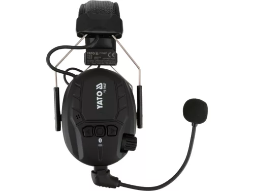 Yato aktív elektronikus fülvédő Bluetooth-kapcsolattal 32 dB