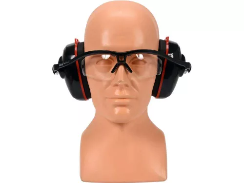 Yato fülvédő tok 24 dB és víztiszta védőszemüveg UV védelemmel