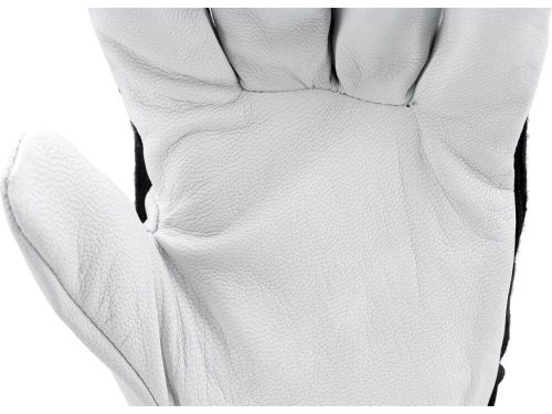 Yato munkavédelmi kesztyű 8-as méret bőr-pamut fekete