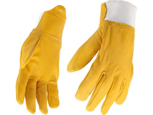 Yato munkavédelmi kesztyű bőr 10-es sárga
