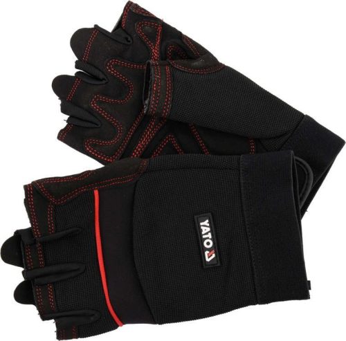 Yato munkavédelmi kesztyű ujjvég nélküli 8-as méret