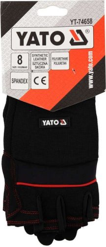 Yato munkavédelmi kesztyű ujjvég nélküli 8-as méret