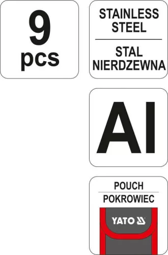 Yato multifunkciós szerszám (zsebkés) + tok 165 mm