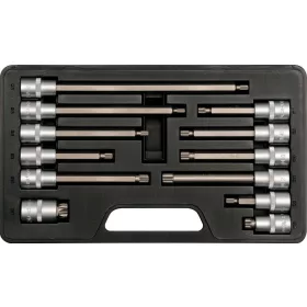 Yato bit dugókulcs készlet 12 részes Spline 1/2" M5-M17 CrV