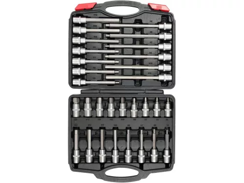 Yato bit dugókulcs készlet 30 részes Imbusz 1/2" 5-19 mm CrV