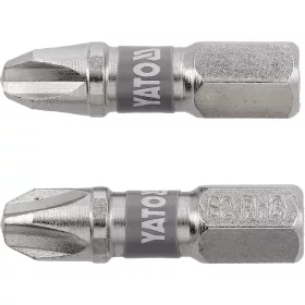 Yato bitek 1/4"x25 mm PH3 2 db nikkel