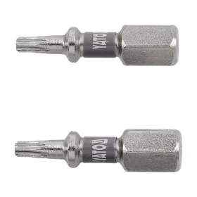 Yato bitek 1/4" x 25 mm T10, 2 db, nikkelezett