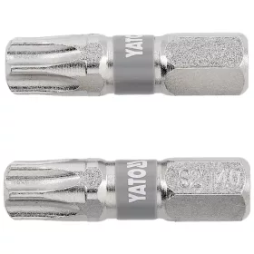Yato bit 1/4" x 25 mm T40, 2 db, nikkelezett
