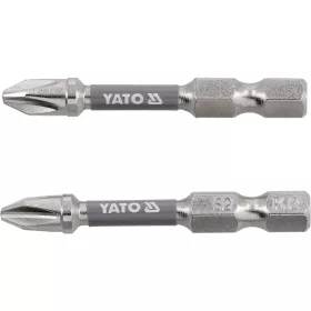Yato bitfejek 1/4" x 50 mm PH2, 2 db, nikkel
