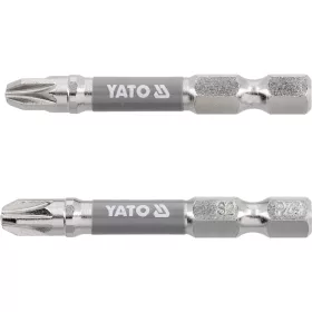 Yato 1/4"x50 mm-es PZ3 bithegyek, 2 db, nikkel