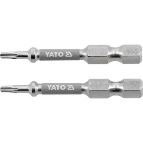 Yato nikkelezett bitfejek 1/4" x 50 mm T8, 2 db