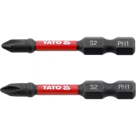 Yato ütvecsavarozó bitek 1/4"x50 mm PH1 2 db