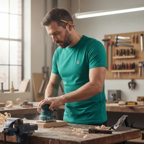 Yato környakas elasztikus póló XL-es méret zöld