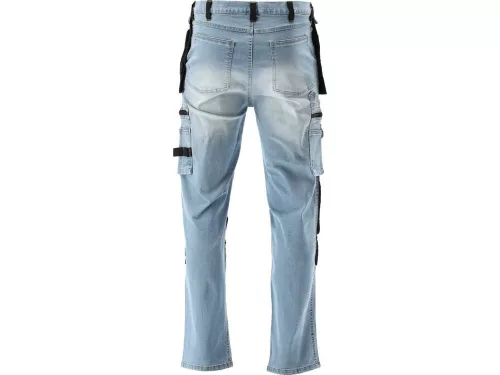 Yato munkavédelmi farmer hosszúnadrág L/XL-es méret 17 zsebes