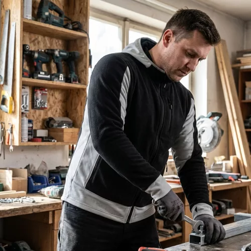 Yato polár pulóver fekete 3XL Sarna