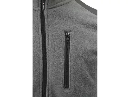 Yato munkavédelmi polár pulóver szürke 3XL-es méret 3 zsebes