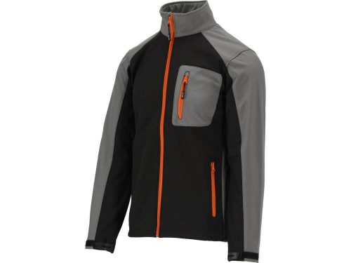 Yato Munkavédelmi softshell kabát fekete-szürke S-es méret 3 zsebes