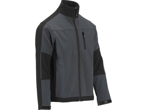 Yato munkavédelmi softshell kabát szürke-fekete 3XL-es méret 3 zsebes