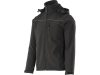 Yato munkavédelmi softshell kabát kapucnival fekete S-es méret 3 zsebes