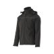 Yato munkavédelmi softshell kabát kapucnival fekete XL-es méret 3 zsebes