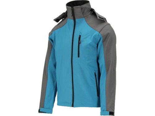 Yato munkavédelmi softshell kabát kapucnival kék-szürke S-es méret