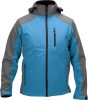 Yato munkavédelmi softshell kabát kapucnival kék-szürke XXXL-es méret