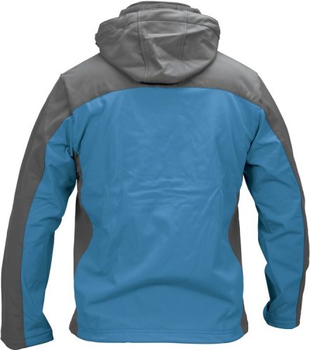 Yato munkavédelmi softshell kabát kapucnival kék-szürke XXXL-es méret