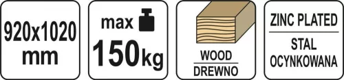Yato összecsukható fűrészbak 150 kg