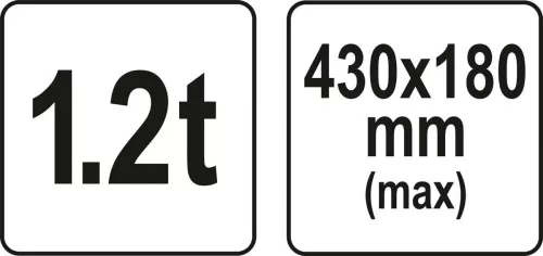 Yato rönkhasító 1,2 t