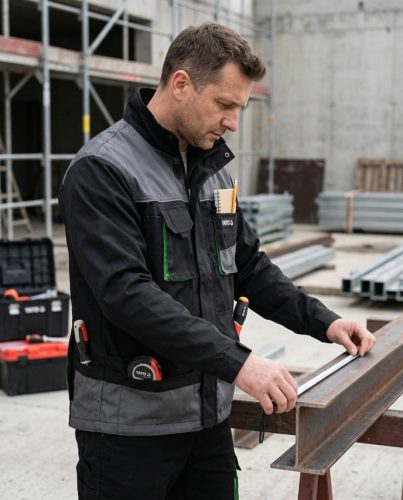 Yato munkavédelmi kabát L/XL-es méret 8 zsebes