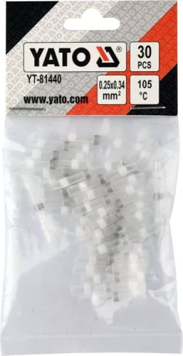 Yato vízálló zsugorcső 0,25-0,34 mm2 (30 db/cs)