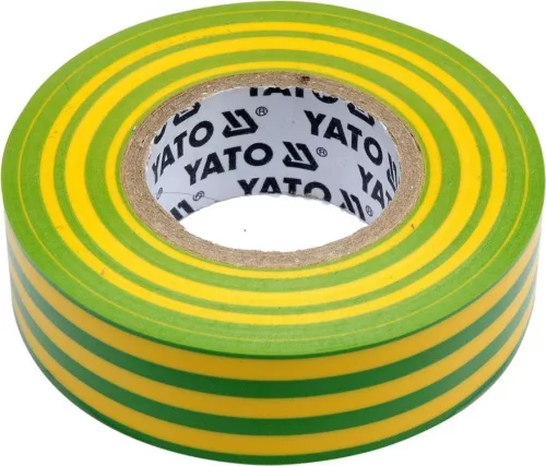 Yato szigetelőszalag 19 x 0,13 mm x 20 m zöld-sárga