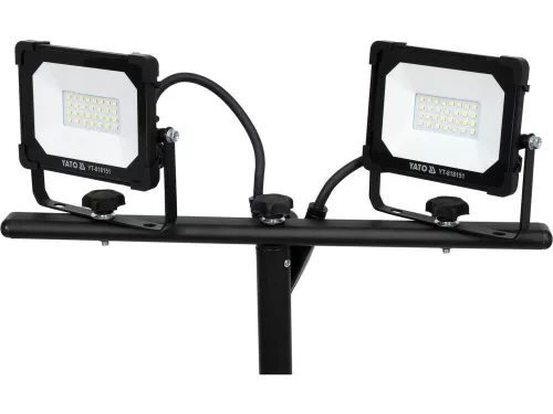 Yato elektromos állványos LED dupla reflektor 3800 lumen 2x20 W