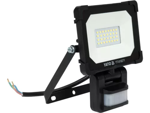 Yato elektromos LED reflektor mozgásérzékelős 1900 lumen 20 W